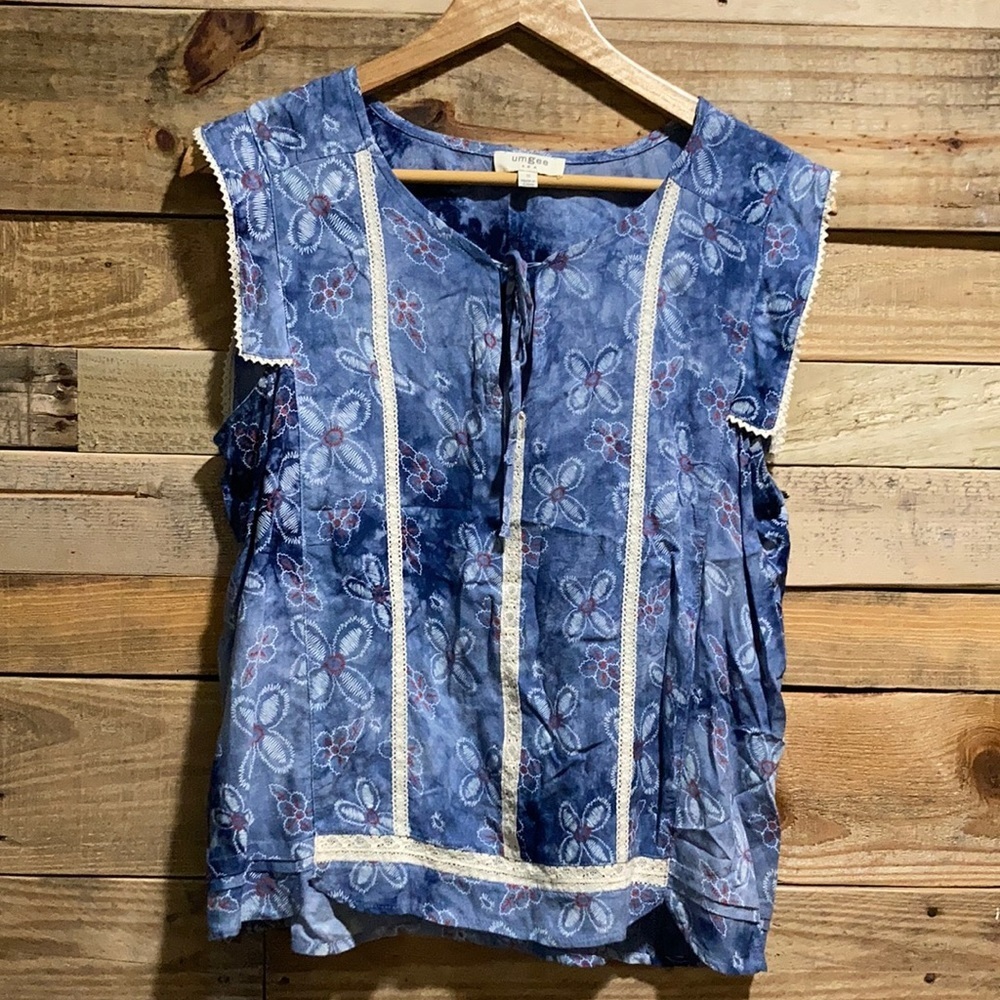 Umgee Floral Blouse boho